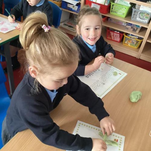 We are learning how to write our name