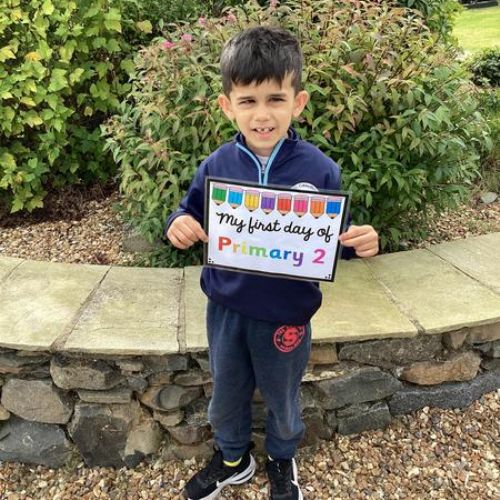 Our First Day in Primary Two!