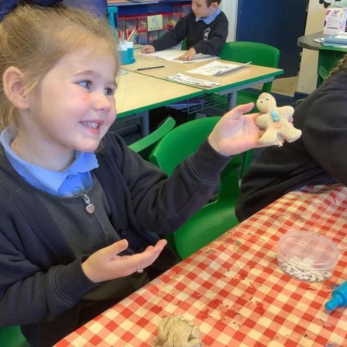 Modelled Writing: How to make a gingerbread man!