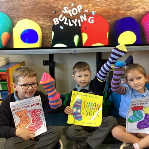 Celebrating our uniqueness on Odd Sock Day!