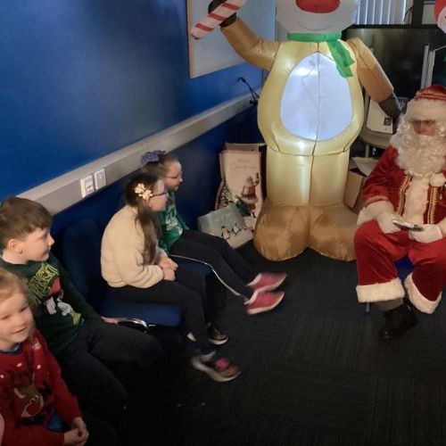 Santa Visits St. Colmcille’s!