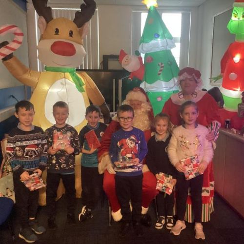 Santa Comes to St Colmcille’s