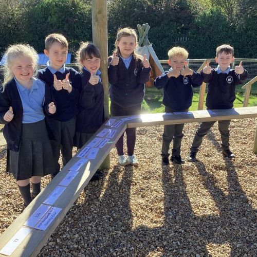 P4A have been having great fun taking part in activity based learning to order numbers both consecutively and non-consecutively!