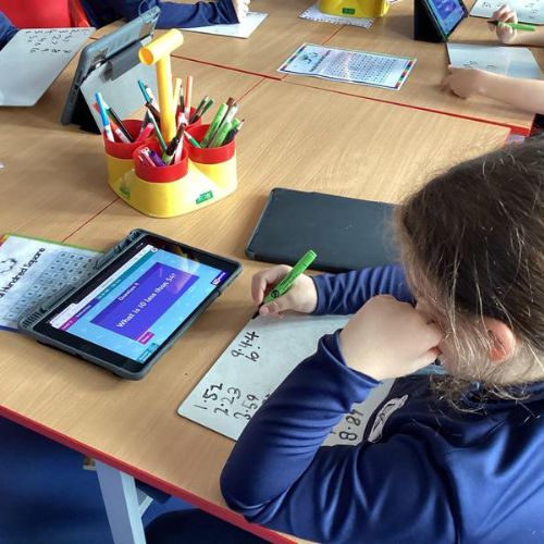 P4A have been developing their mental maths skills using some fun iPad games!