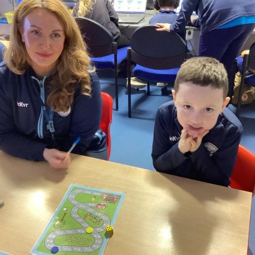 P4A have been taking part in practical learning opportunities to practice their recall of doubles to 50!