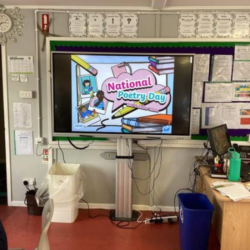 We celebrated National Poetry Day in P5B this week