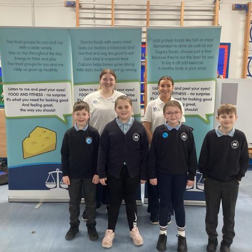 This week Primary 5 had a special visit from The Dairy Council Northern Ireland.