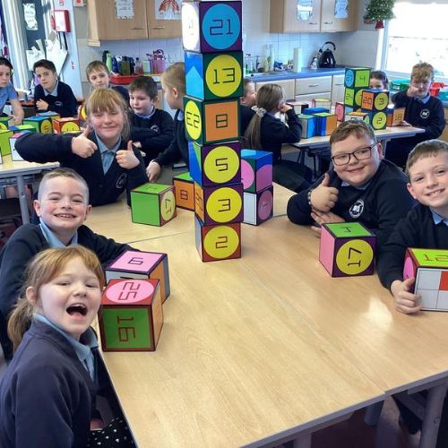 This week, we made different patterns and sequences using the IZAK 9 mathematics cubes to figure out the missing numbers in each.
