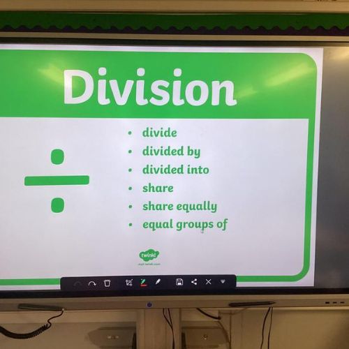 WALT: Use varied division language to explore dividing into equal groups