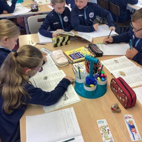 The children of P5B completed some dictionary work this week in Literacy.