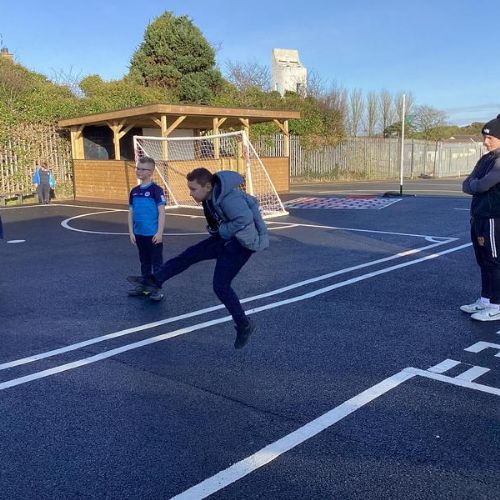 We have started Gaelic sessions for our PE with LSC2.