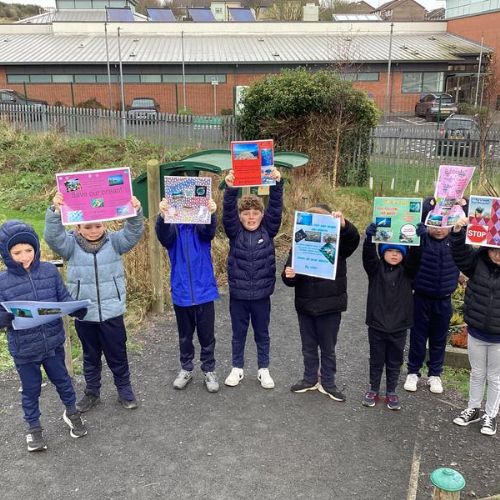 LSC3 took park in a protest at the Daily Mile area to raise awareness of water pollution and how it effects us, wildlife and animals all around the world.