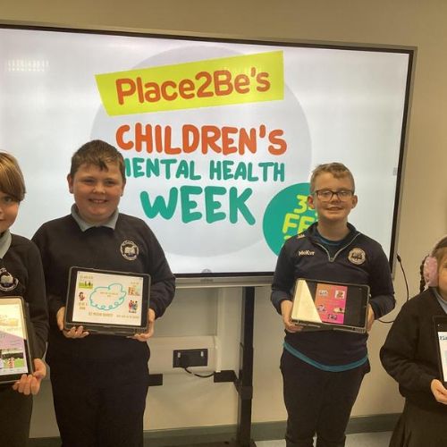 To celebrate Children’s Mental Health Week we looked at all the things that make us happy, what we can do to help us when we feel sad and who we can talk to when we need help.