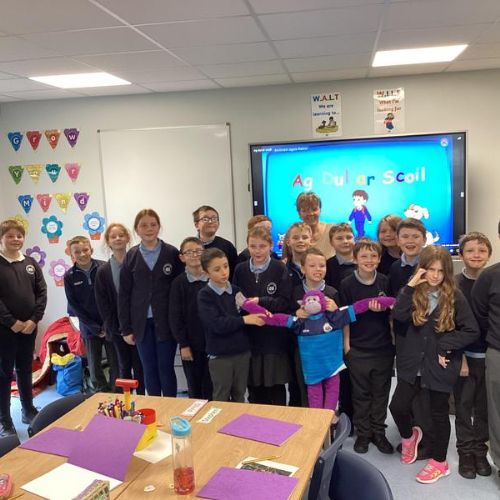 Today was our first Irish lesson with LSC4.