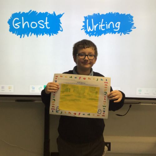 Phonics - Ghost Writing our Weekly Spellings