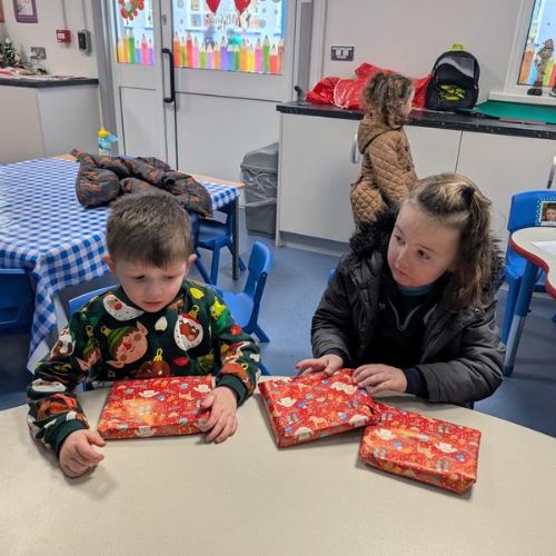 Santa visits St. Colmcille’s Primary School!