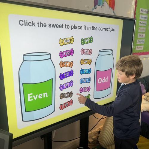 Odd and even numbers!