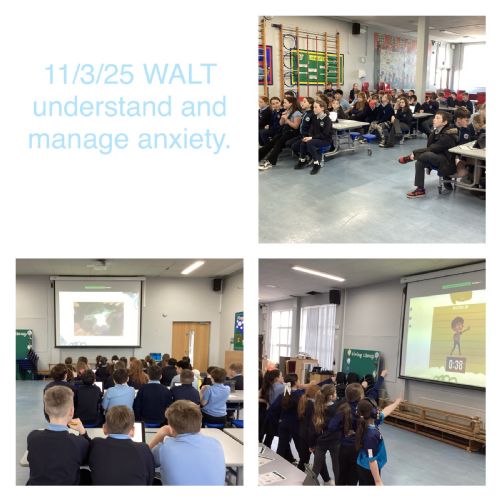 WALT understand and manage anxiety.
