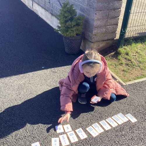 Completing our doubles and times tables sequences.