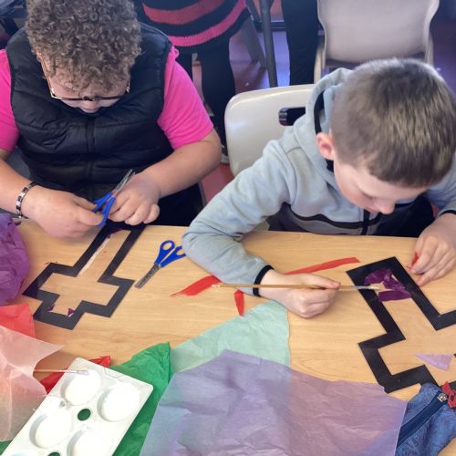 Stained Glass Crosses