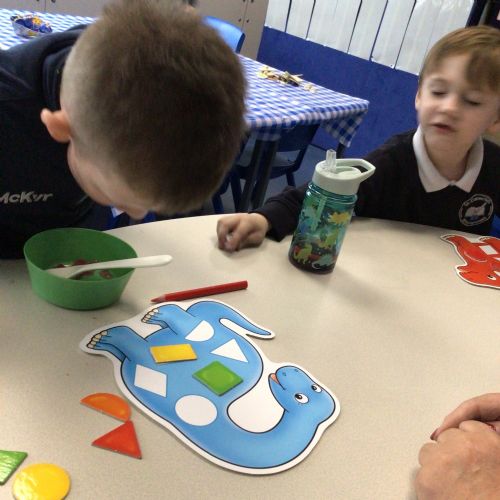 Shape and Space: We are learning to name and match 2D shapes