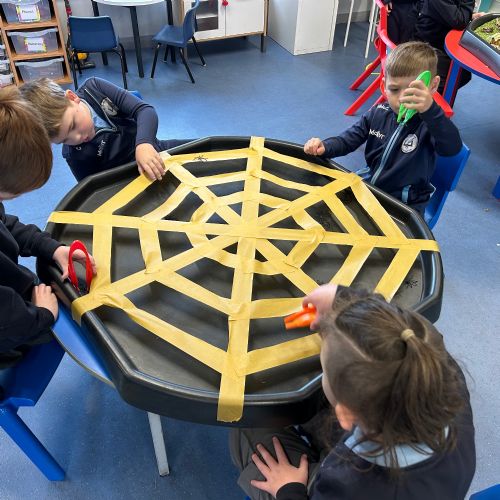 Halloween sensory and fine-motor👻🎃🕷️🕸️