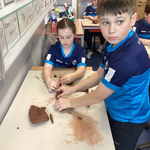 50th Anniversary Celebrations - Creating clay replicas of our school - 07.10.25