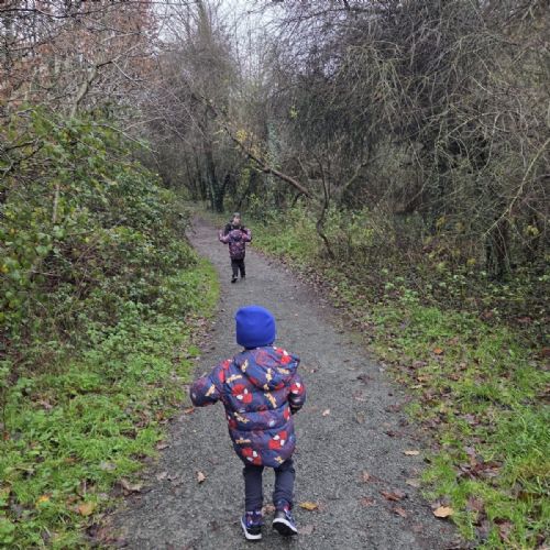 Winter walk in Delamont