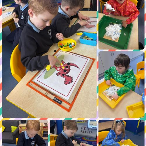 Dinosaur Fine Motor Skills