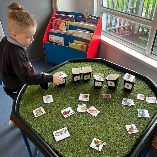 Sorting between the c, e, h, r, m g and d sounds!