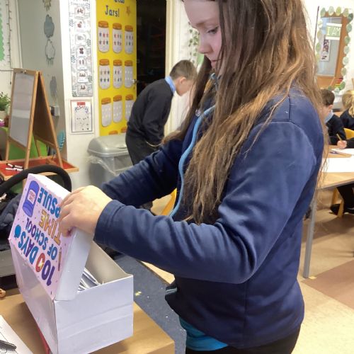 100 Days of School Time Capsule