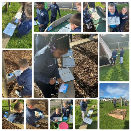 Column addition scavenger hunt