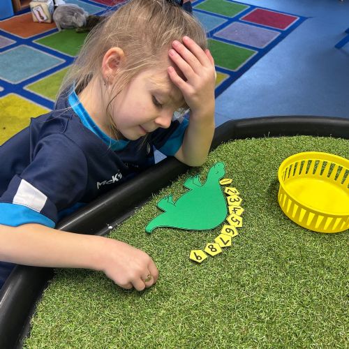 Dinosaur spike number ordering!🦕🦖🔢