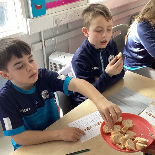Bread taste testing session