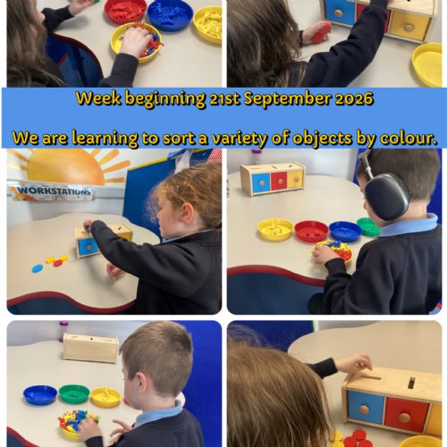 Sorting objects by colour