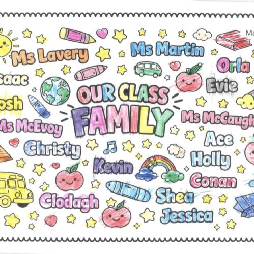 Our Class is a Family👧🏼🧒🏽👦🏻❤️